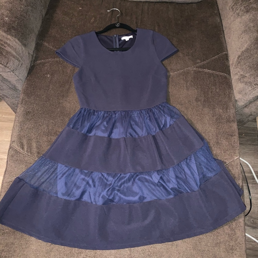 Navy blue dress